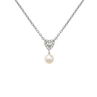 Collar Recarlo Mujer in Oro blanco Perla XD 714/0750